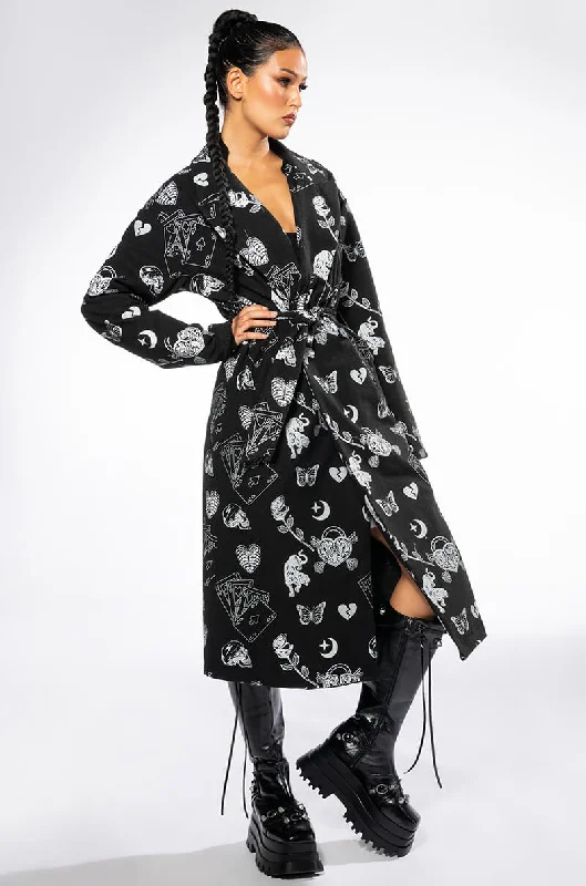 Buy More, Save More tailored coatTATTOO LOVER TRENCH COAT