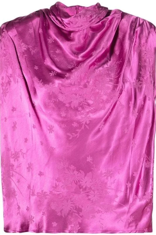 Early Access SABINA MUSAYEV RIDLEY TOP FUCHSIA