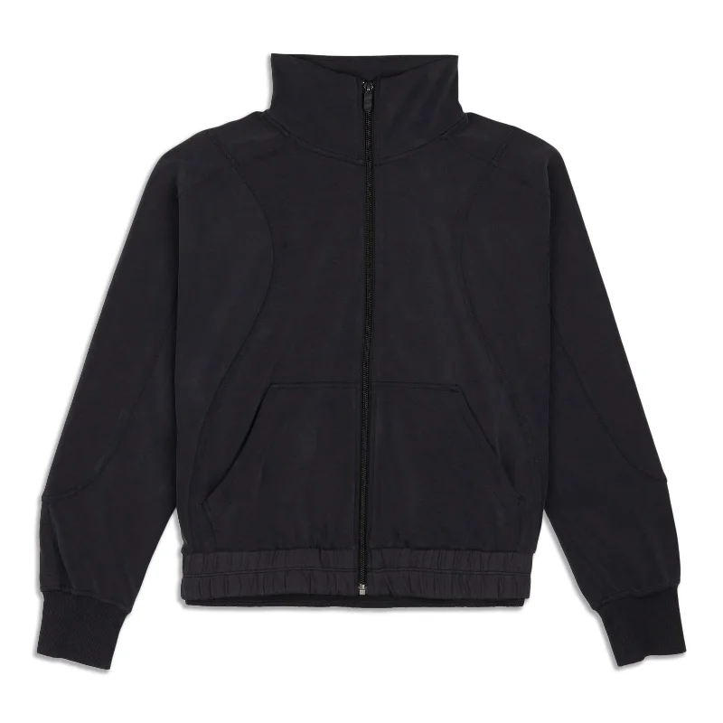 Deal Mania Brushed Softstreme™ Funnel Neck Zip Up - Resale