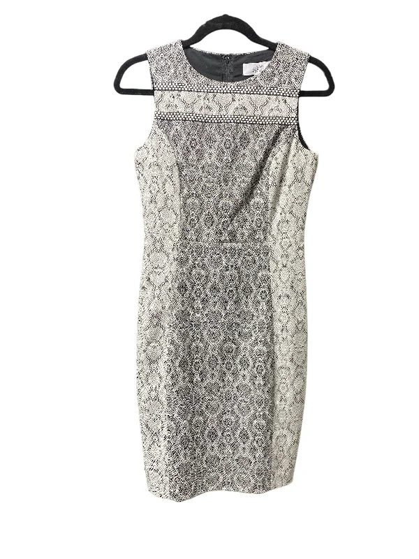 Sneak Peek Sale denim dressSnakeskin Print Dress Designer Badgley Mischka, Size 2