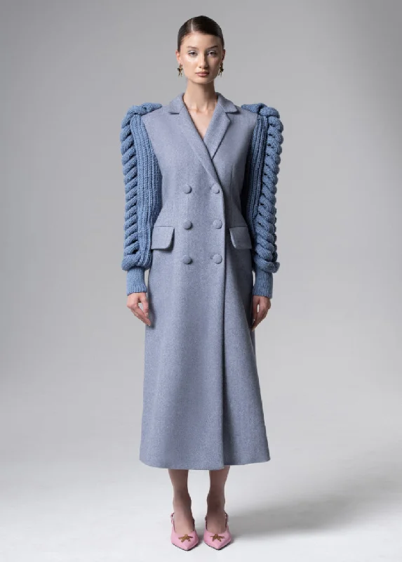 The Best Prices breathable jacketSLATE STATEMENT SLEEVES COAT
