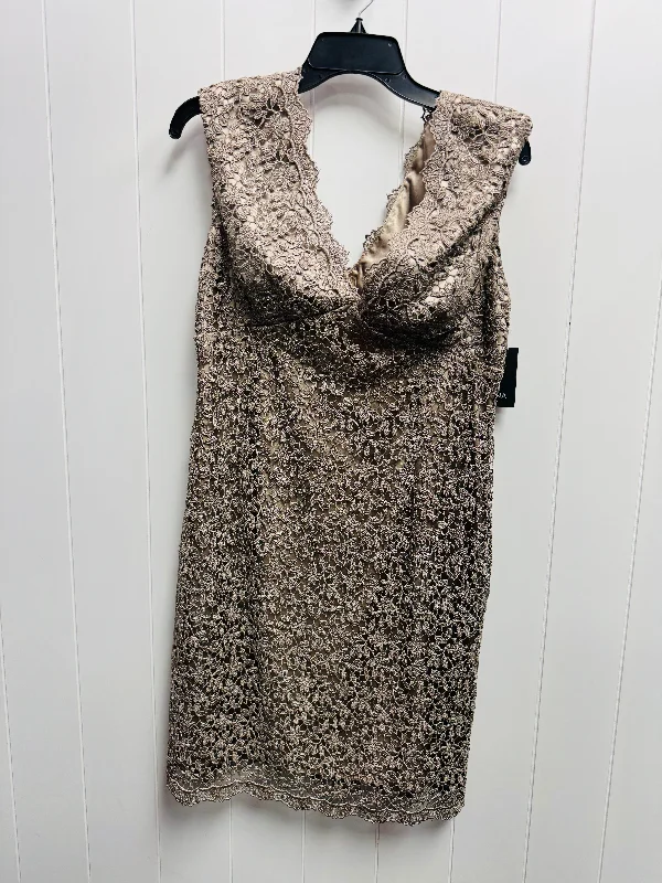 Today’s Deal ashionable dressDress Party Short By Marina In Gold, Size: 12