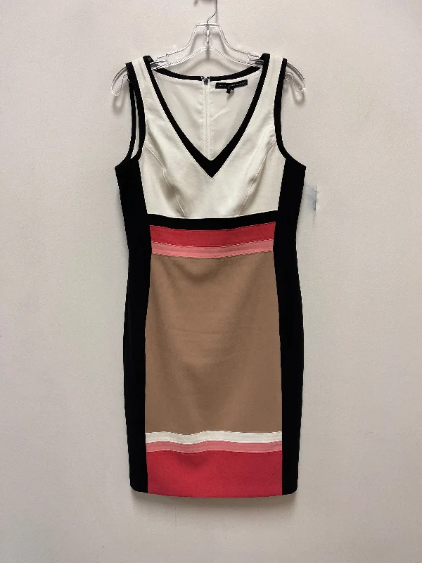 Bonus Savings A-line dressDress Casual Midi By White House Black Market In Black & White, Size: L