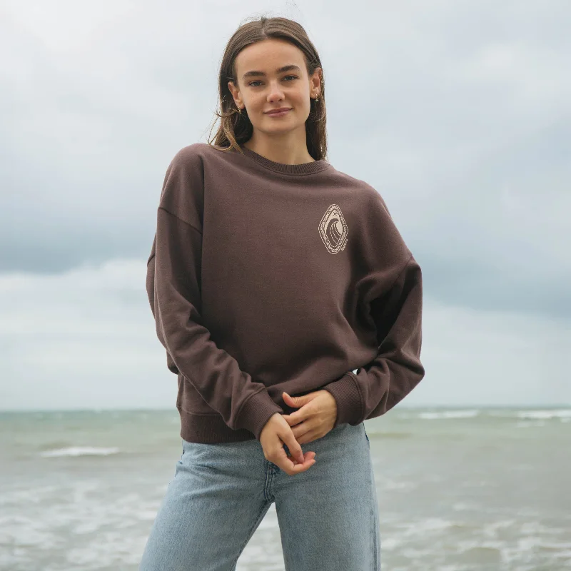 Markdown Madness Women's Island Rhythm Oversized Sweatshirt