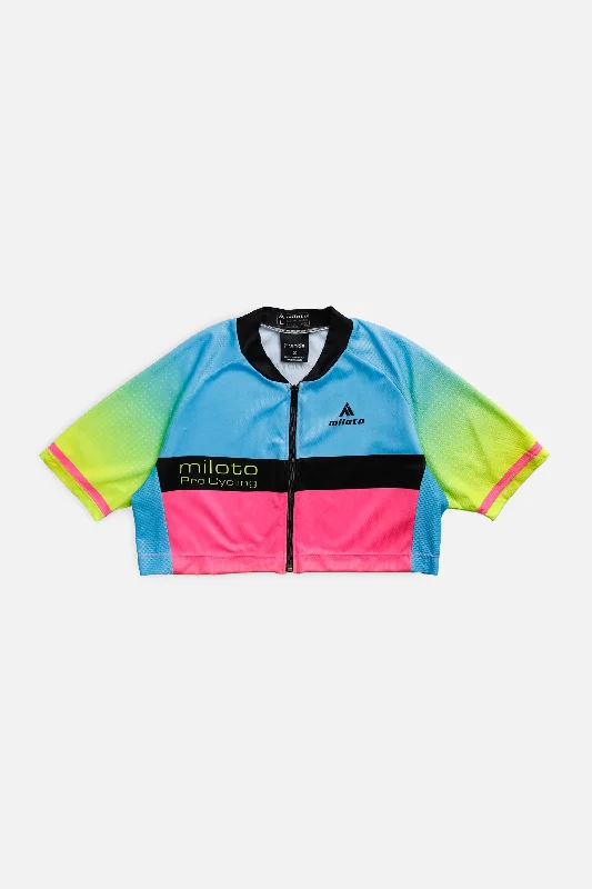 Special Price sporty casual hoodieRework Crop Cycling Jersey - S