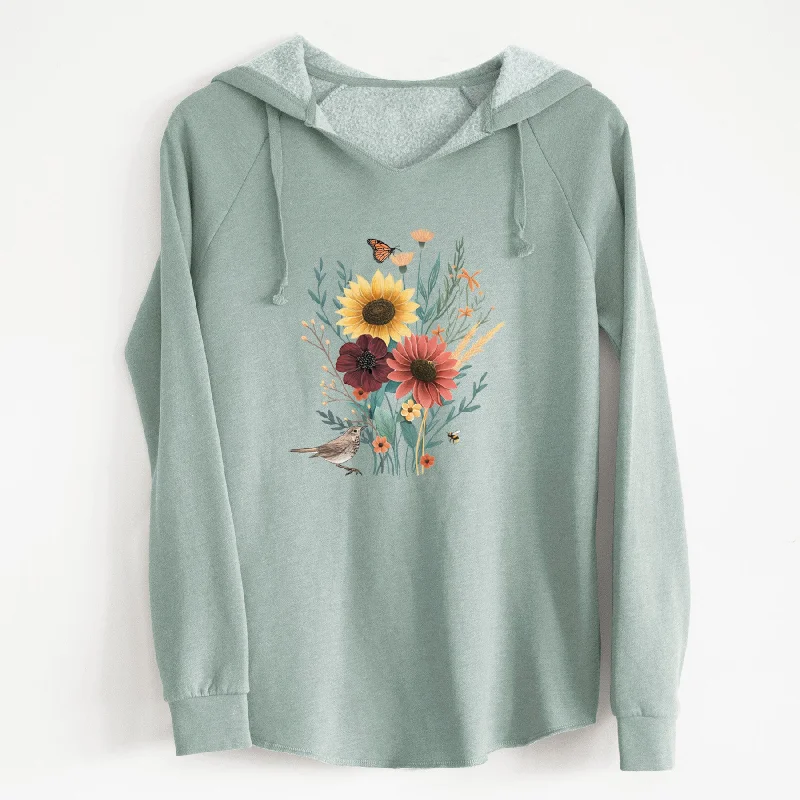 Today’s Deal vibrant athletic hoodieFall Bouquet - Cali Wave Hooded Sweatshirt