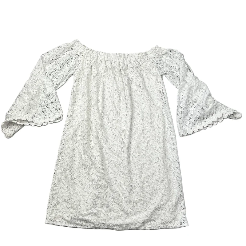Price Slash A-line dressWhite Dress Designer By Lilly Pulitzer, Size: S