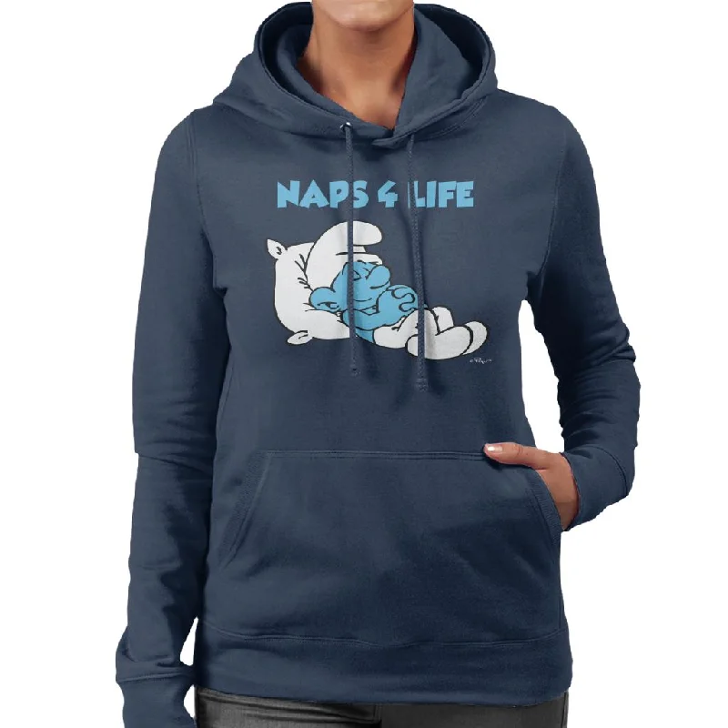 Don't Miss athletic hoodieThe Smurfs Naps 4 Life Women's Hooded Sweatshirt