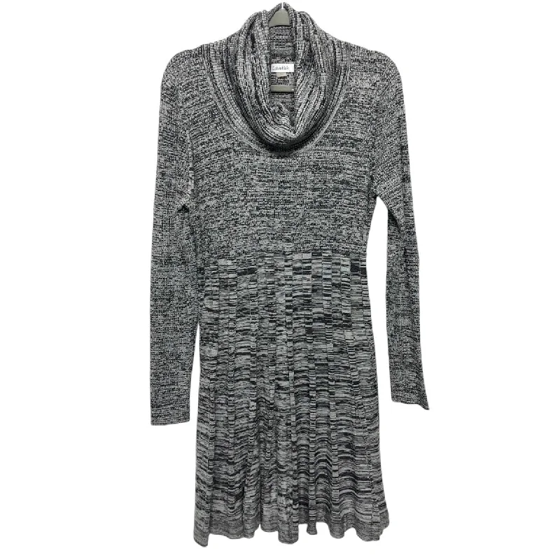 Bargain Prices casual evening dressDress Sweater By Calvin Klein In Grey, Size: Xl
