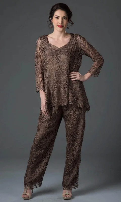 Hurry In Soulmates C8057 - Babydoll Tunic Top Pants Set