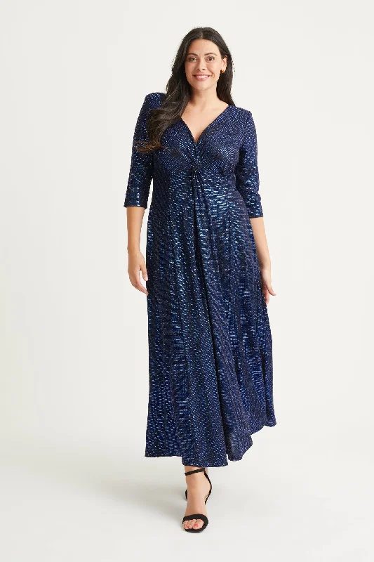 Massive Deals ashionable dressKnot Front Sequin Dress