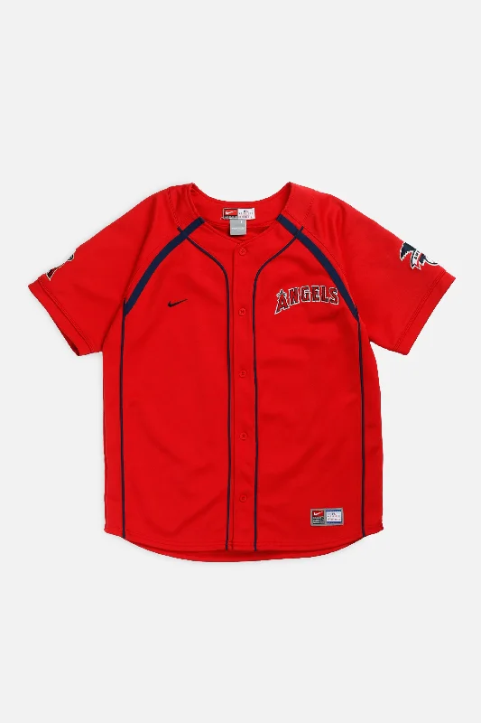 Deep Discounts athletic streetwear sweatshirtVintage LA Angels MLB Jersey - Women's S