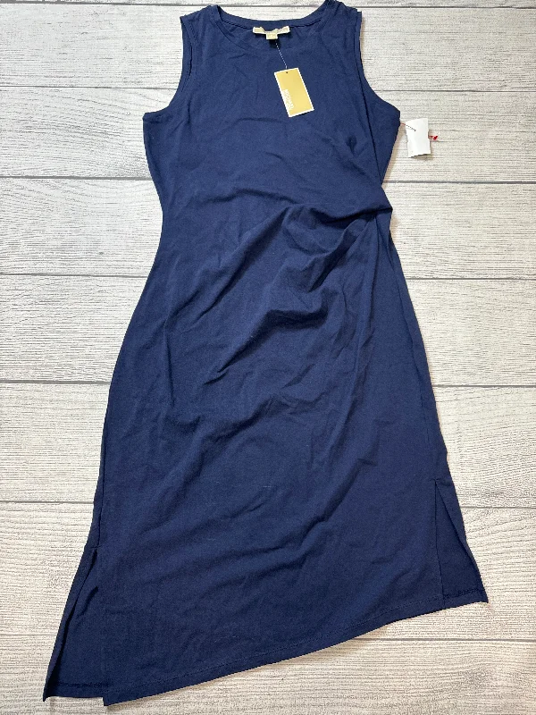Online Only velvet dressDress Casual Midi By Michael Kors In Navy, Size: M
