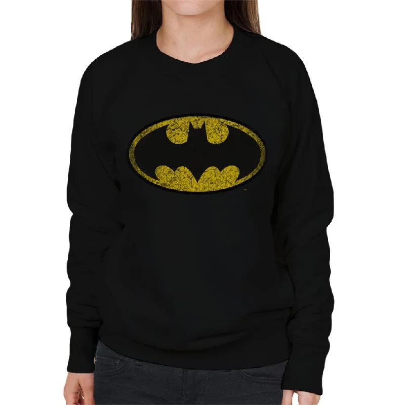 Incredible Offers lightweight workout sweatshirtBatman Bat Symbol Faded Logo Women's Sweatshirt