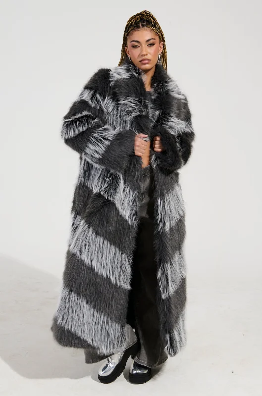 Discount Deals lightweight coatANNI MAXI FAUX FUR JACKET
