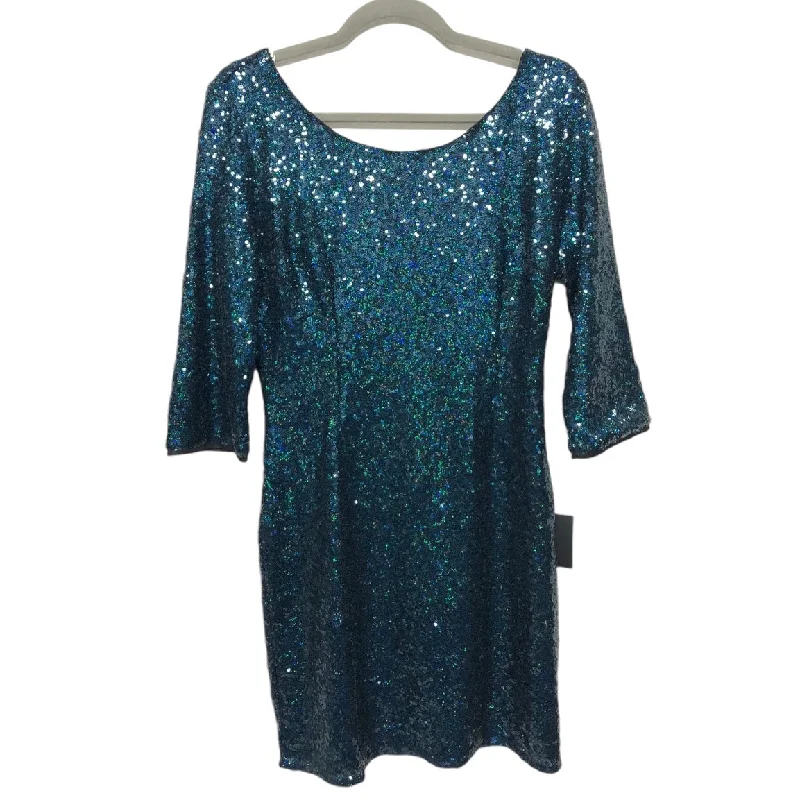 Closeout Sale luxury dressDress Party Short By Lulu In Blue, Size: Xl