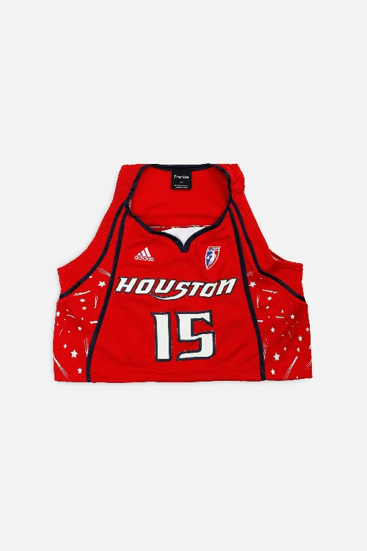 Huge Discounts bold workout sweatshirtRework Houston Comets WNBA Crop Jersey - M