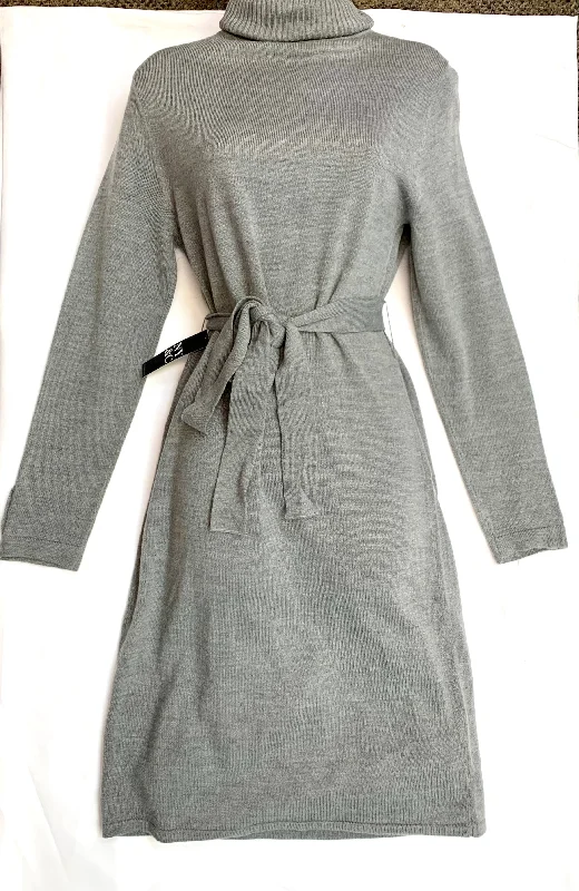 Extra Savings one-shoulder dressDress Casual Midi By New York And Co In Grey, Size: M