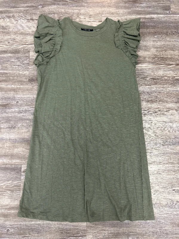 Overstock denim dressDress Casual Midi By T Tahari In Green, Size: M