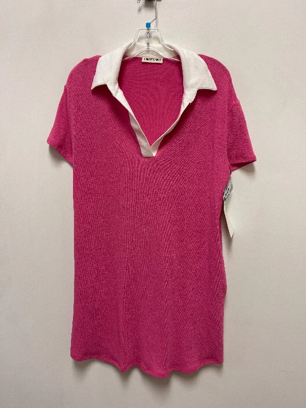 Amazing Deals trendy dressDress Casual Midi By Clothes Mentor In Pink, Size: S