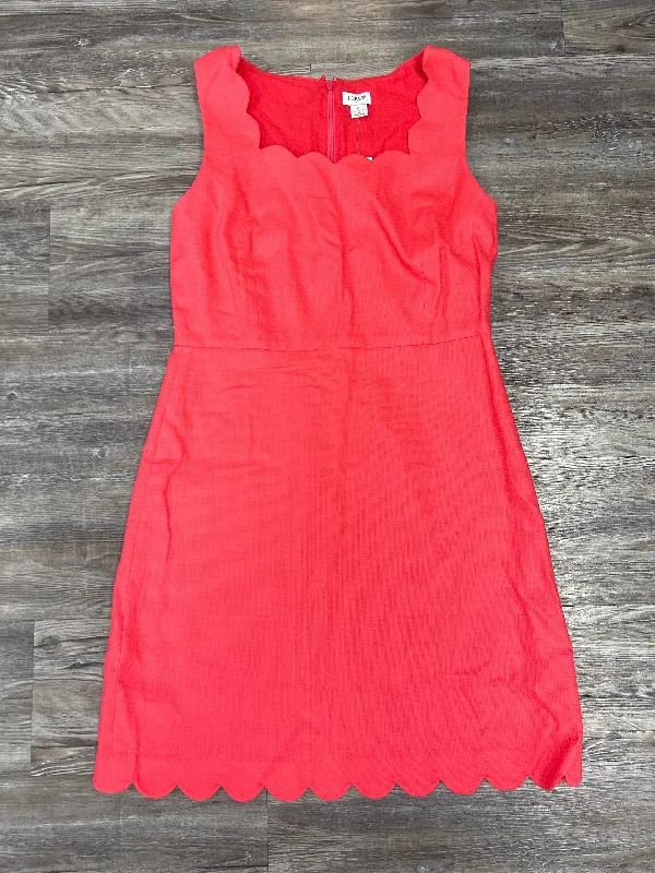 Special Price printed dressDress Casual Short By J. Crew In Coral, Size: 10