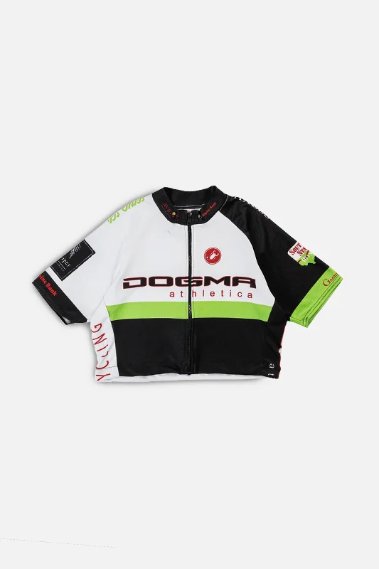 Markdowns slim fit workout hoodieRework Crop Cycling Jersey - L
