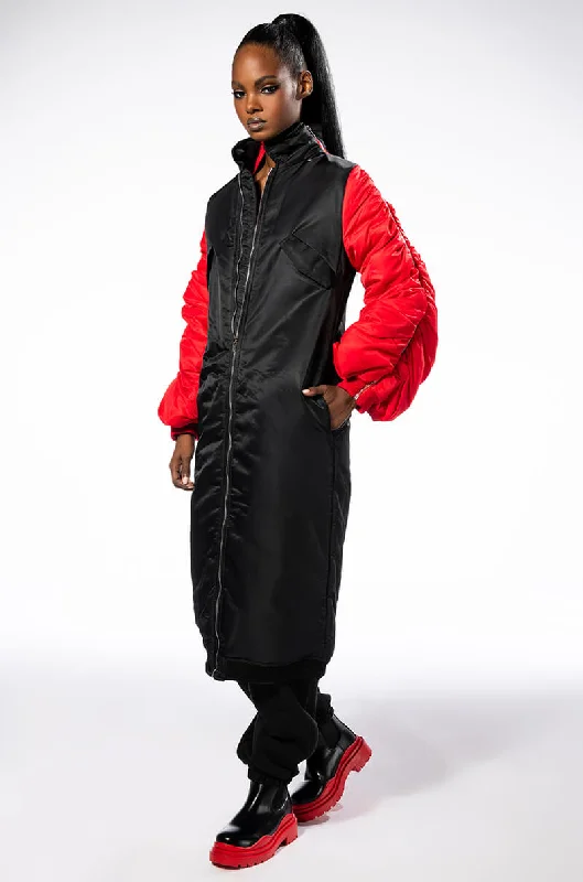 Daily Deals modern outerwearAND YOU SAY CHI CITY LONG PUFFER