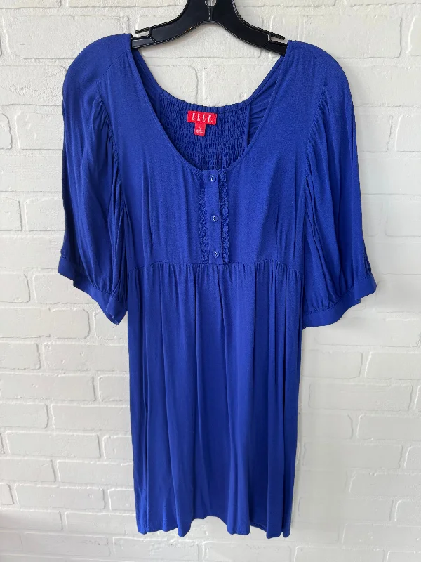 Must-Have Deals elegant shift dressDress Casual Short By Elle In Blue, Size: L