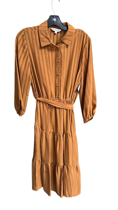 Low Prices boho dressDress Casual Midi By Nanette By Nanette Lepore In Orange, Size: S