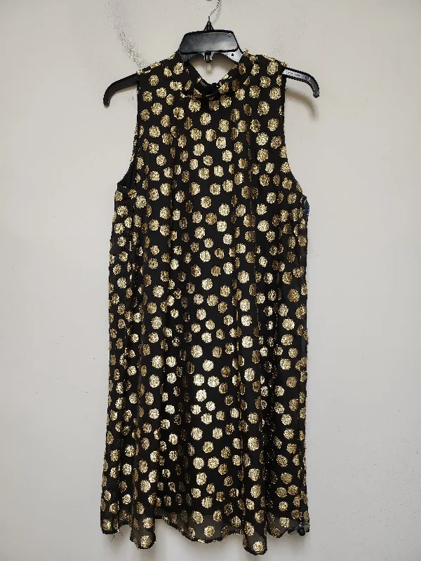 Limited Edition backless dressDress Party Short By Robbie Bee In Black & Gold, Size: M