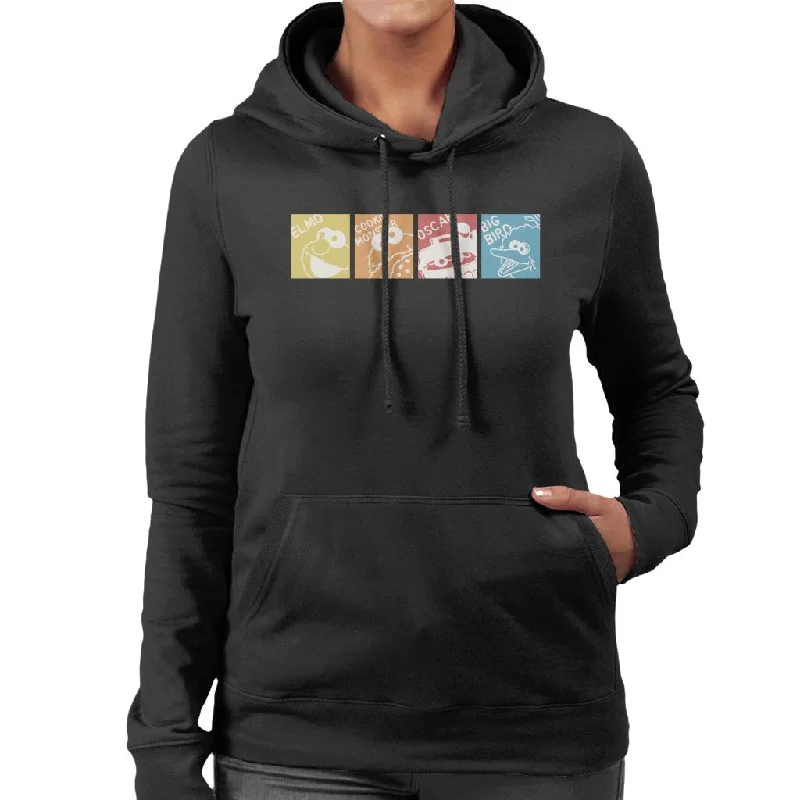 Take Advantage cozy hooded sweatshirtSesame Street Characters Women's Hooded Sweatshirt