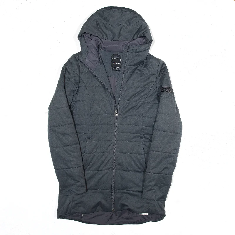 Factory Direct Sale vintage coatBERGHAUS Coat Blue Hooded Puffer Womens S