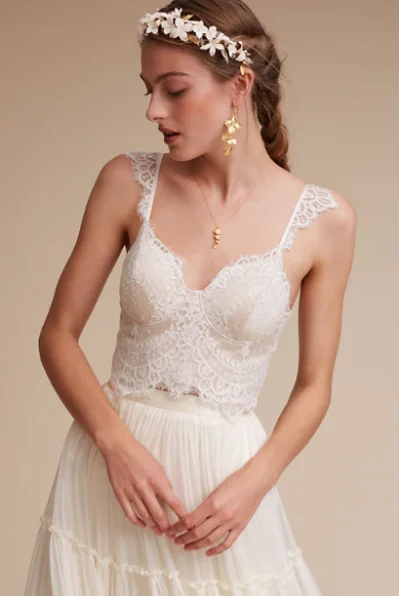 Act Fast BHLDN Havana Corset Top & Anika Tulle Skirt