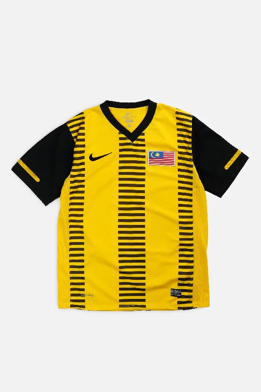 Big Discounts modern sports hoodieVintage Malaysia Soccer Jersey - S