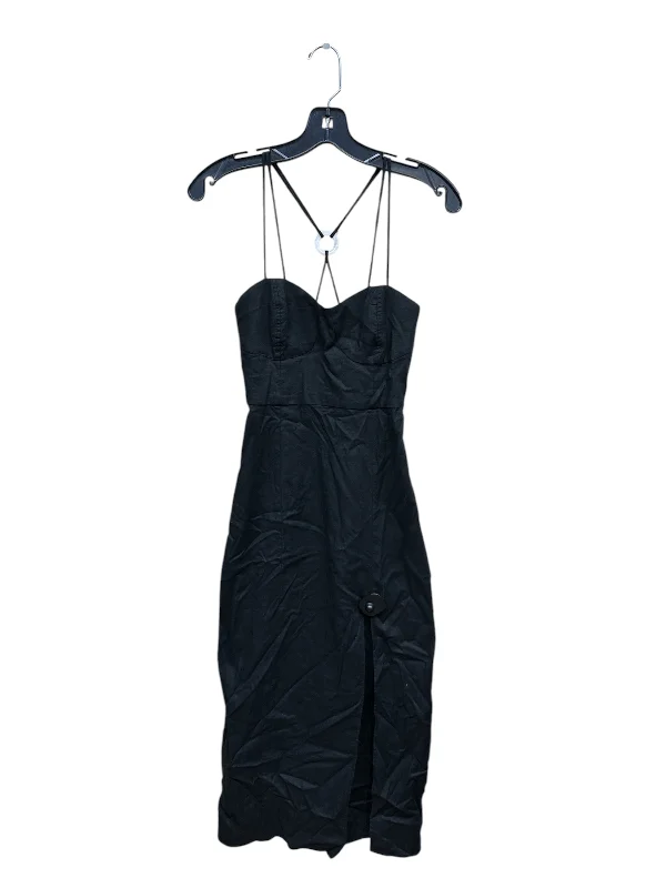 Doorbuster Deal trendy bodycon dressDress Casual Midi By Zara In Black, Size: Xs