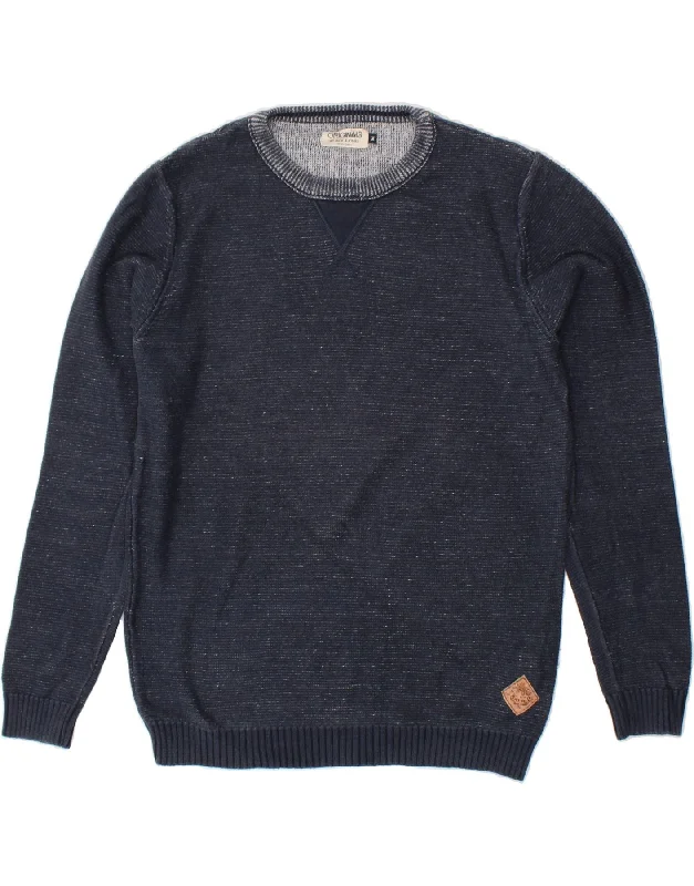 Must-Have Deals JACK & JONES Mens Sweatshirt Jumper Medium Navy Blue Cotton