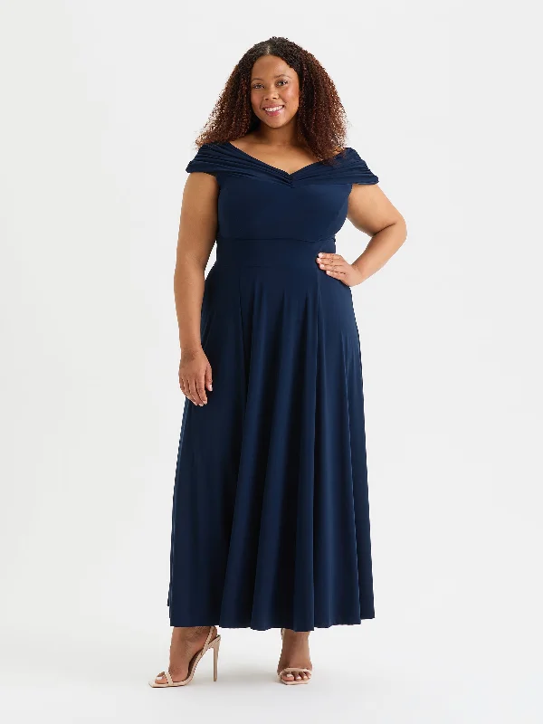 Crazy Deals casual summer dressBardot Navy Maxi Dress