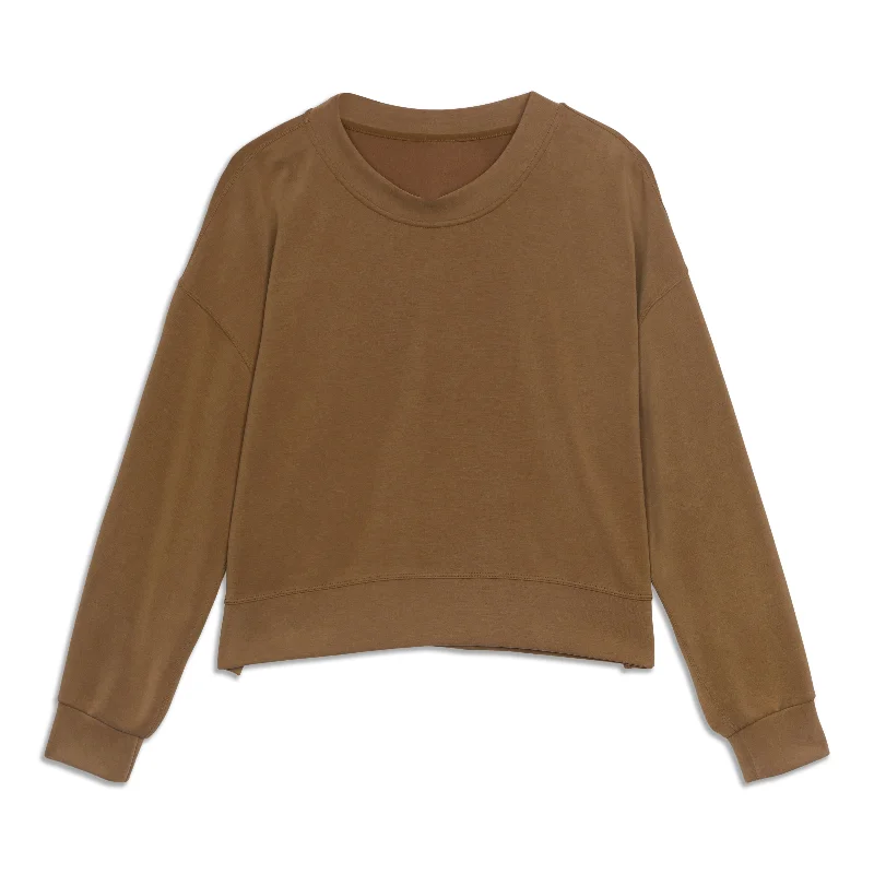 Deal Alert Softstreme Perfectly Oversized Cropped Crew - Resale
