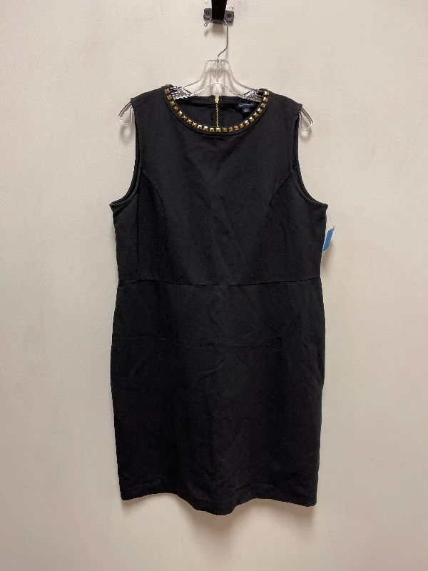 Exclusive Access lace-up dressDress Casual Midi By Tommy Hilfiger In Black, Size: Xl