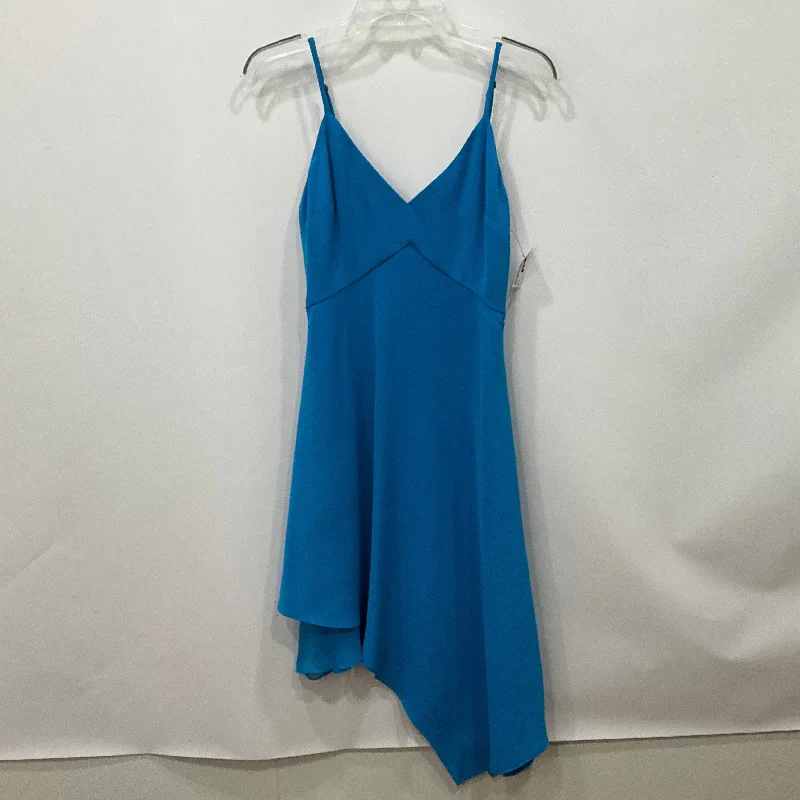 Price Drop Alert silk dressDress Party Short By Alice + Olivia In Blue, Size: 4