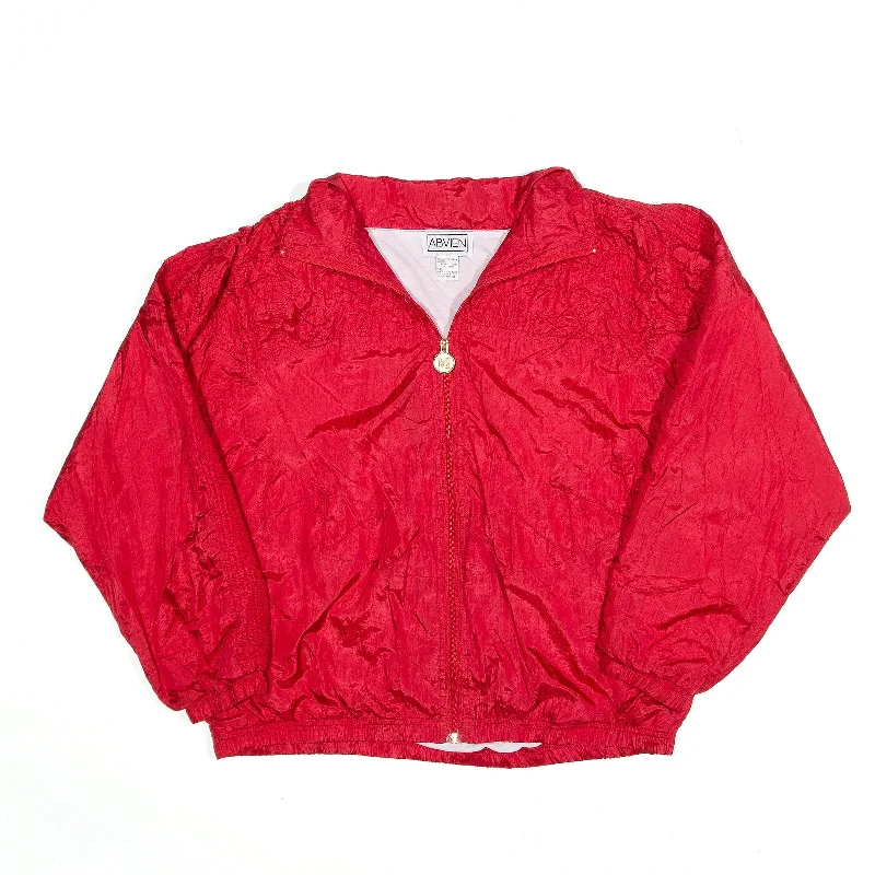 Price Rollback cozy wool-blend coatABVIEN Shell Jacket Red Womens L