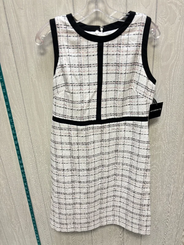 Final Markdown off-the-shoulder dressDress Work By Liz Claiborne In Black & White, Size: S
