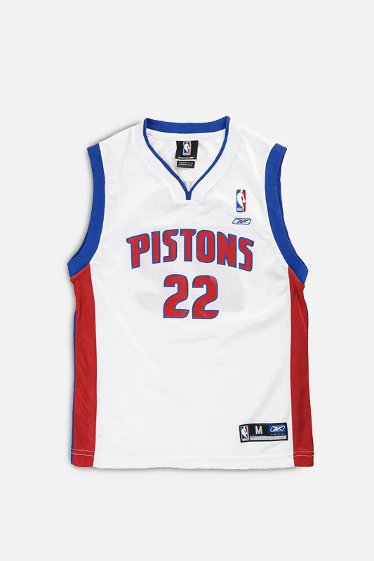 While Supplies Last comfortable athletic sweatshirtVintage Detroit Pistons NBA Jersey - Women's S