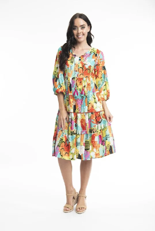 Inventory Reduction minimalistic dressOrientique Boho Style Dress