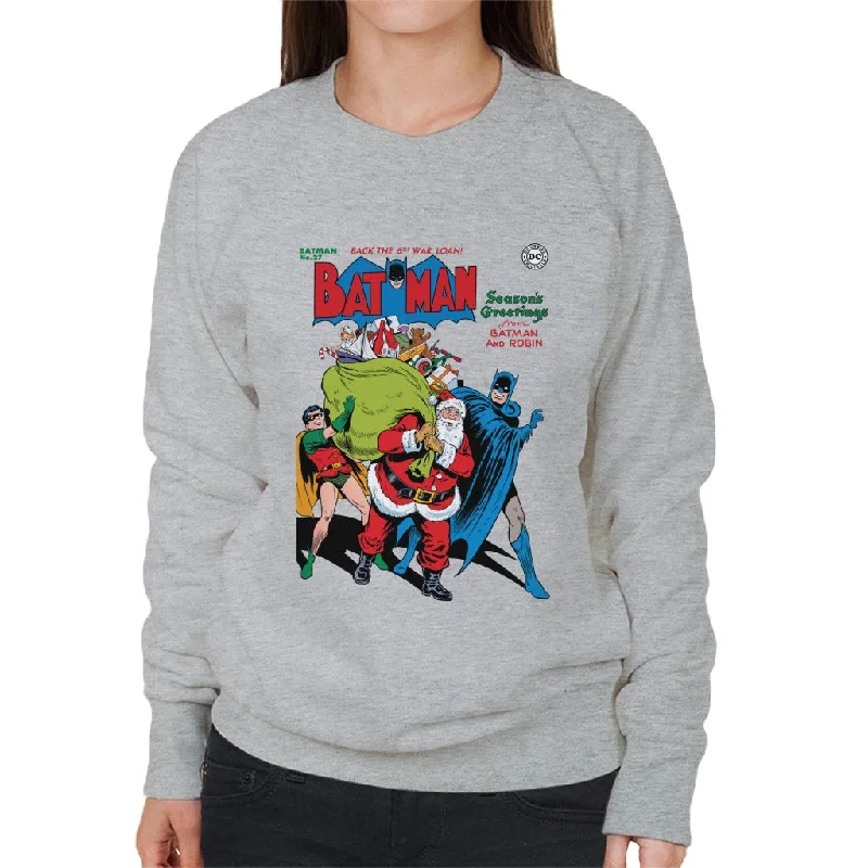 Reduced Prices fashionable fitness sweatshirtBatman Christmas Seasons Greetings Women's Sweatshirt