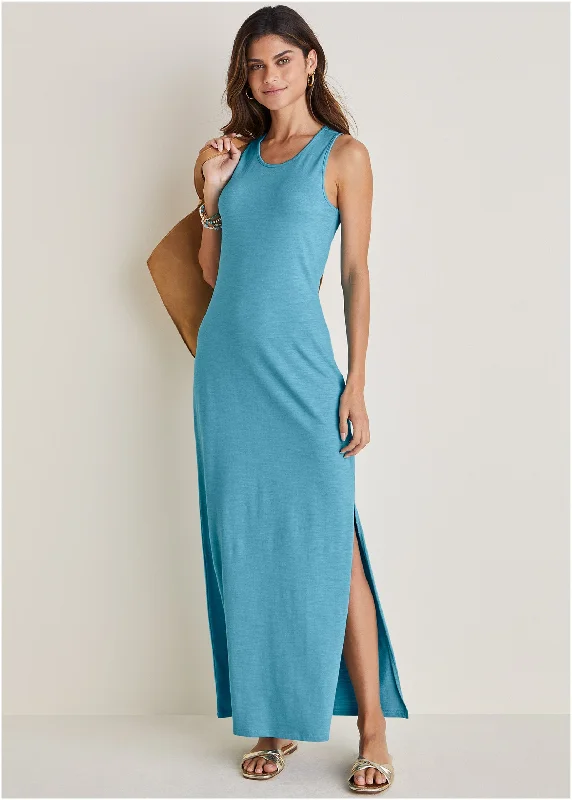 The Best Prices flowy evening dressTank Maxi Dress - Blue