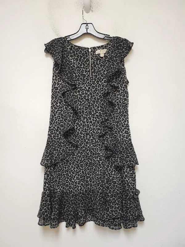 Members Only wrap-around dressDress Casual Short By Michael By Michael Kors In Animal Print, Size: L