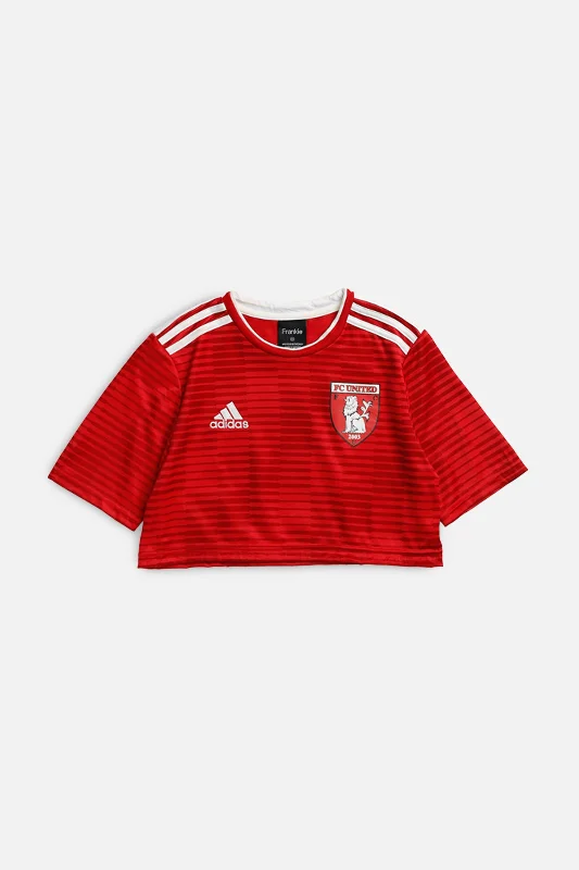 Early Access relaxed fit sports hoodieRework Crop United Soccer Jersey - XS