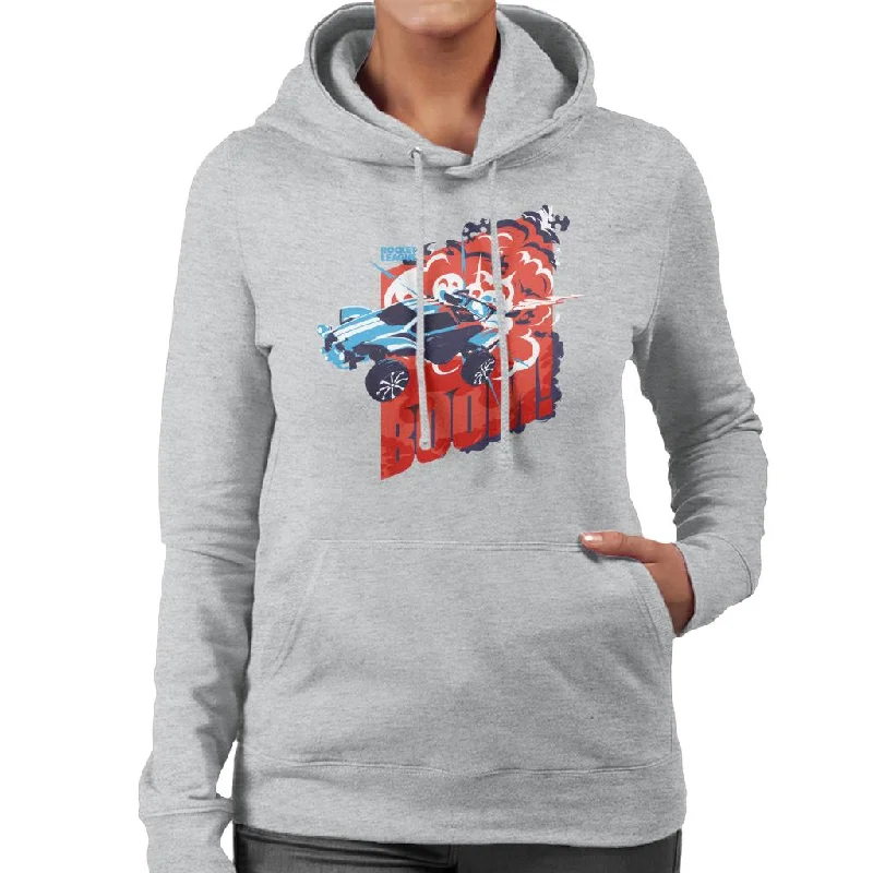 Warehouse Sale stylish pullover sweatshirtRocket League The Octane Boom Women's Hooded Sweatshirt