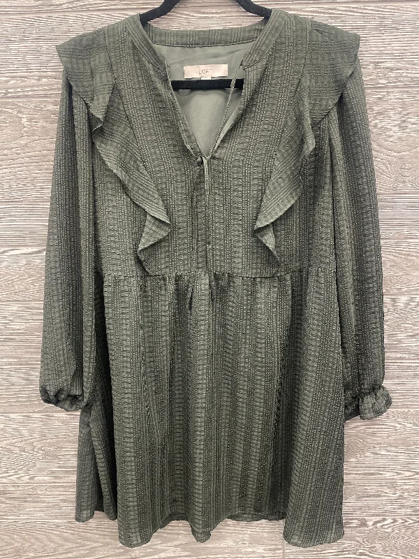 Special Savings casual midi dressDress Casual Midi By Loft In Grey, Size: M